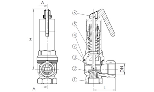 Размеры Tefofi SR2142 Ду 1 1/4